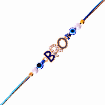 CraftWala BRO Kids Rakhi for Brother | Stylish Evil Eye Rakhi for Boys, Bhai, Bhaiya | Raksha Bandhan Rakhi Gift Combo Set wi