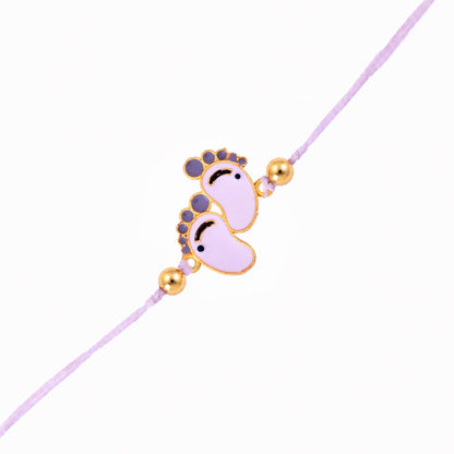 CraftWala Kids Rakhi for Brother Sister | Cute Baby Feet Rakhi for New Born, Kids Boys Girls | Raksha Bandhan Rakhi for Kids 