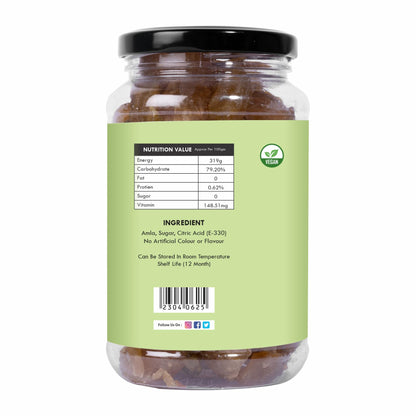Cravez Dried Amla Candy, Indian Gooseberry Candy, Natural, No Preservatives, No Artificial Colors - close-up detail