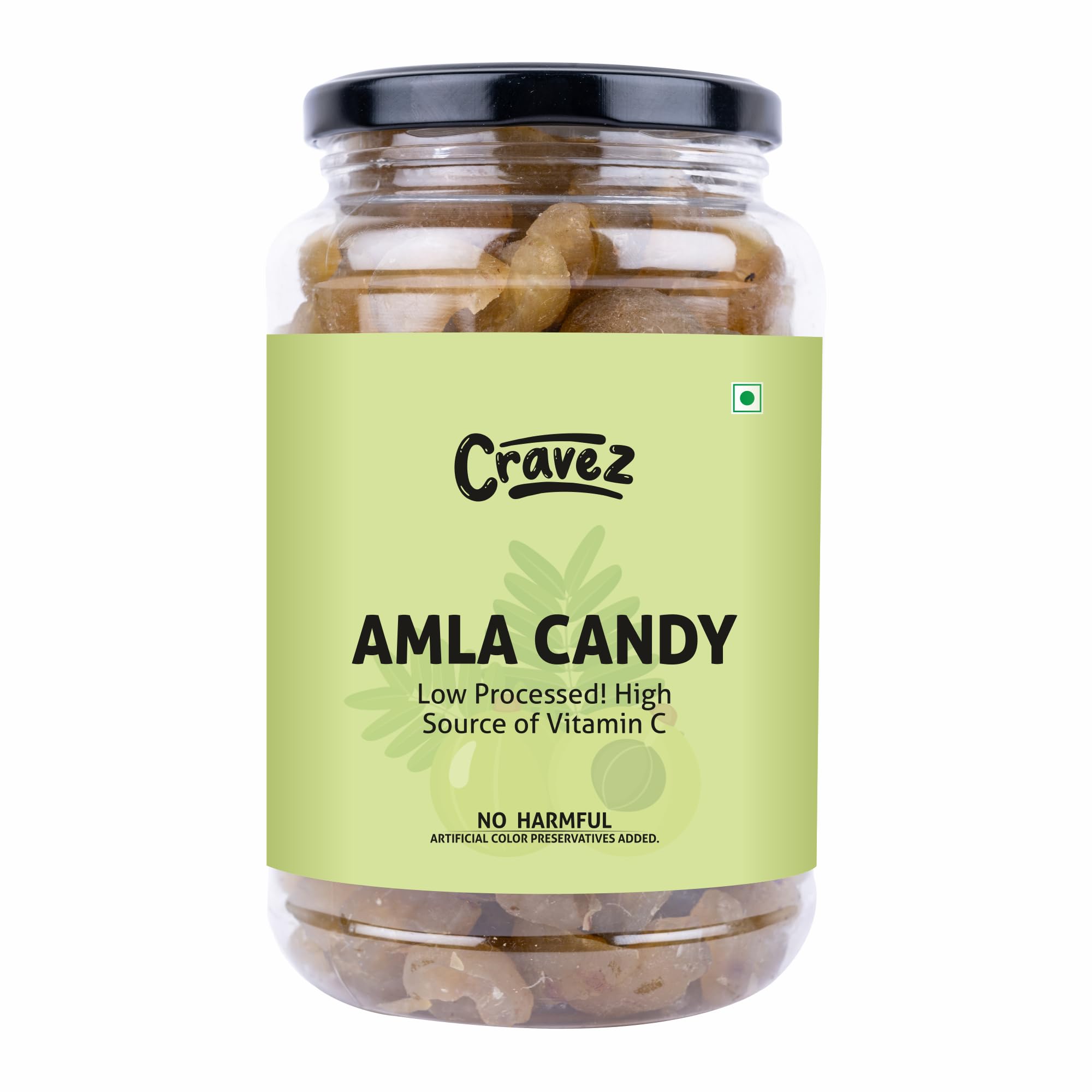 Cravez Dried Amla Candy, Indian Gooseberry Candy, Natural, No Preservatives, No Artificial Colors (8)
