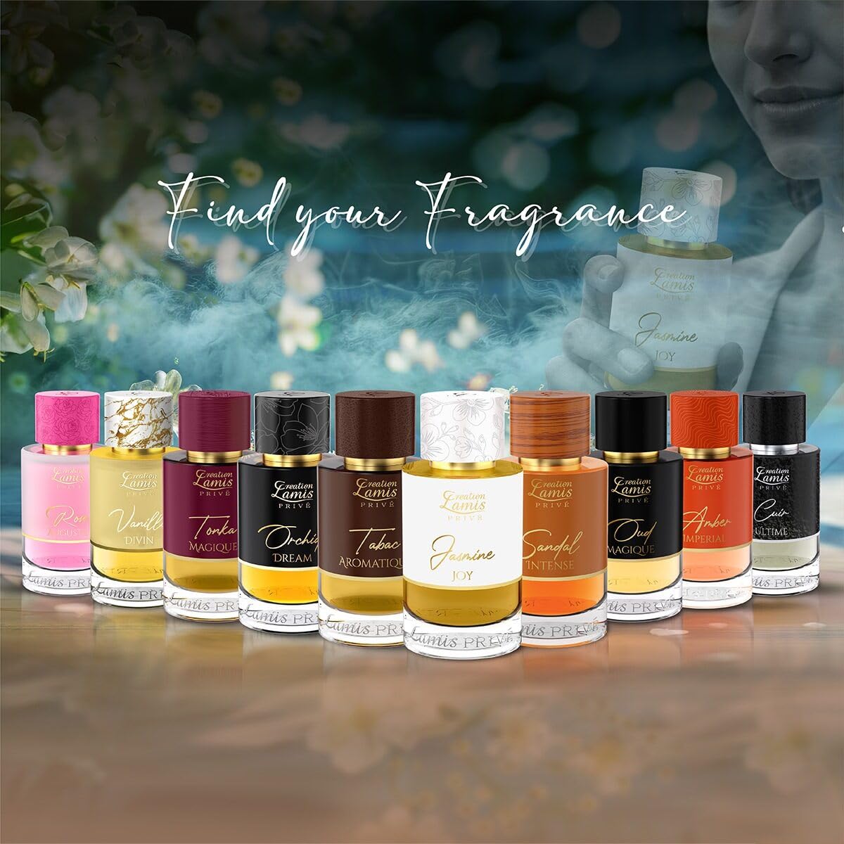 Creation Lamis Privé Amber Imperial Eau de Parfum, 100ml, Unisex Amber Chypre Fragrance - ingredients panel (19)