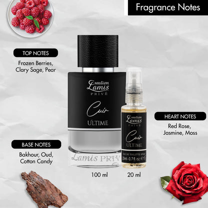 Creation Lamis Privé Amber Imperial Eau de Parfum, 100ml, Unisex Amber Chypre Fragrance - front view (21)