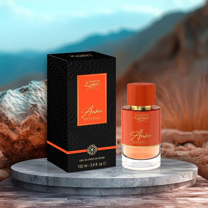 Creation Lamis Privé Amber Imperial Eau de Parfum, 100ml, Unisex Amber Chypre Fragrance - back view