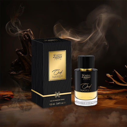 Creation Lamis Privé Amber Imperial Eau de Parfum, 100ml, Unisex Amber Chypre Fragrance - back view (36)
