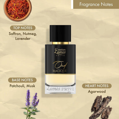 Creation Lamis Privé Amber Imperial Eau de Parfum, 100ml, Unisex Amber Chypre Fragrance - packaging (37)
