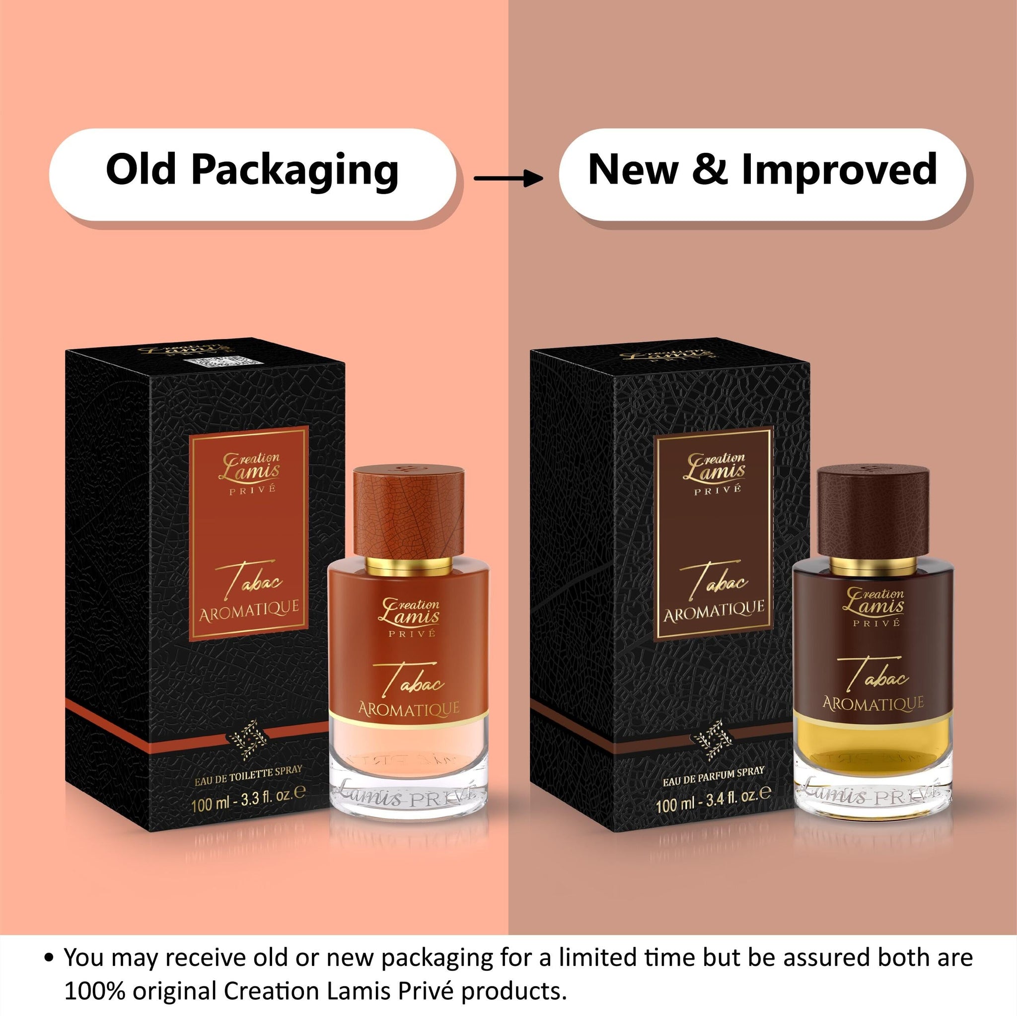 Creation Lamis Privé Amber Imperial Eau de Parfum, 100ml, Unisex Amber Chypre Fragrance - front view (48)
