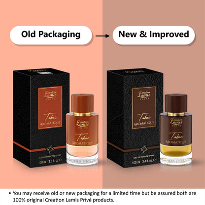 Creation Lamis Privé Amber Imperial Eau de Parfum, 100ml, Unisex Amber Chypre Fragrance - front view (48)