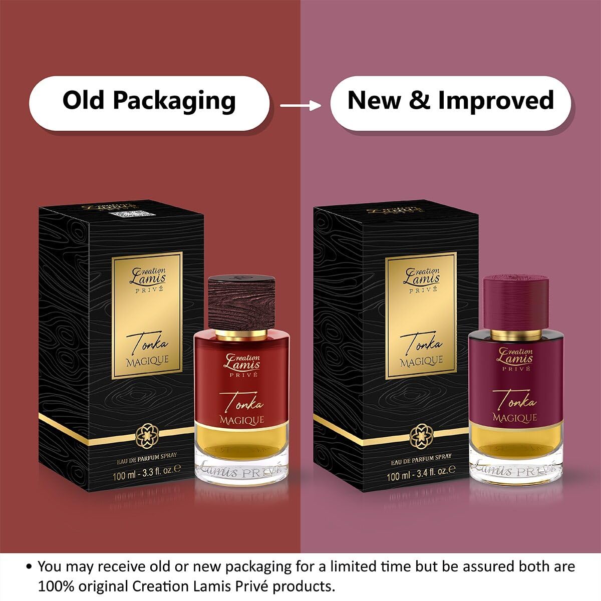 Creation Lamis Privé Amber Imperial Eau de Parfum, 100ml, Unisex Amber Chypre Fragrance - front view (55)