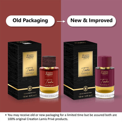 Creation Lamis Privé Amber Imperial Eau de Parfum, 100ml, Unisex Amber Chypre Fragrance - front view (55)