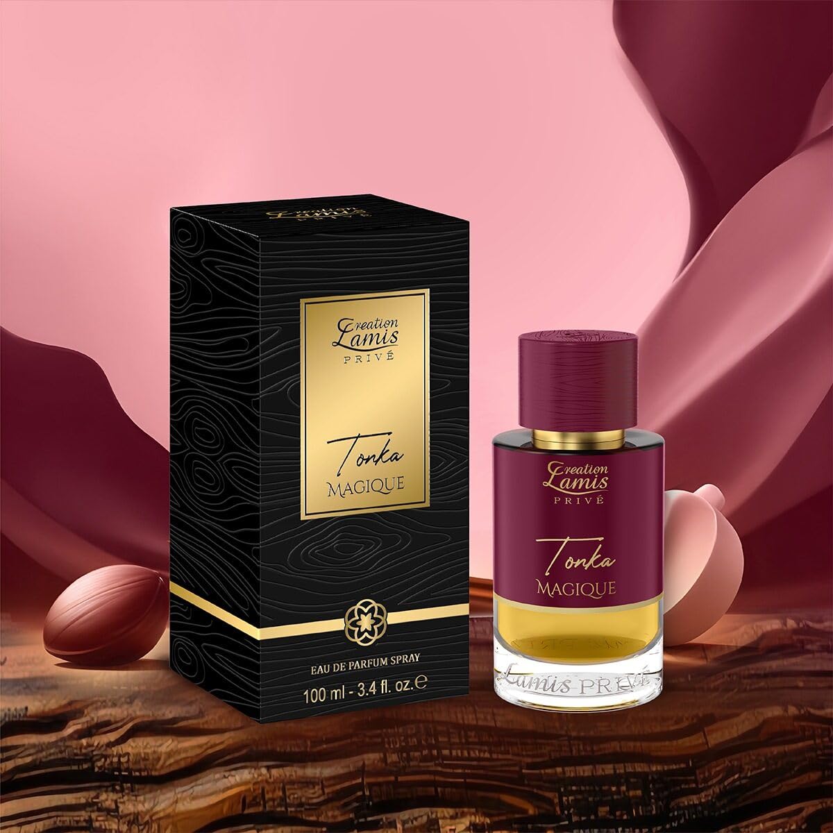 Creation Lamis Privé Amber Imperial Eau de Parfum, 100ml, Unisex Amber Chypre Fragrance - back view (56)