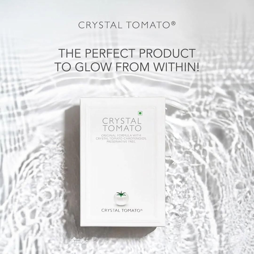Crystal Tomato Dietary Supplement, 65g, with L-Cysteine and Colourless Carotenoids - back view
