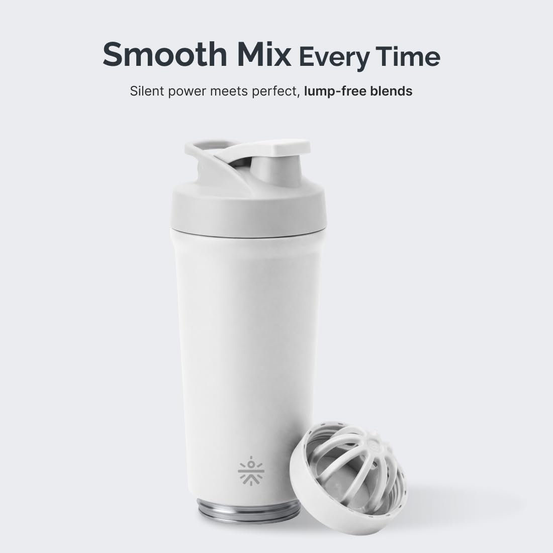 CULT Stainless Steel Shaker Bottle 700ml, Leakproof Lid, Bottom Opener, BPA-Free - ingredients panel (29)