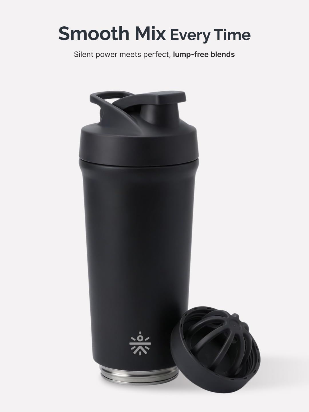 CULT Stainless Steel Shaker Bottle 700ml, Leakproof Lid, Bottom Opener, BPA-Free - packaging