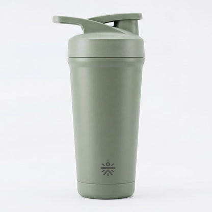 CULT Stainless Steel Shaker Bottle 700ml, Leakproof Lid, Bottom Opener, BPA-Free (8)