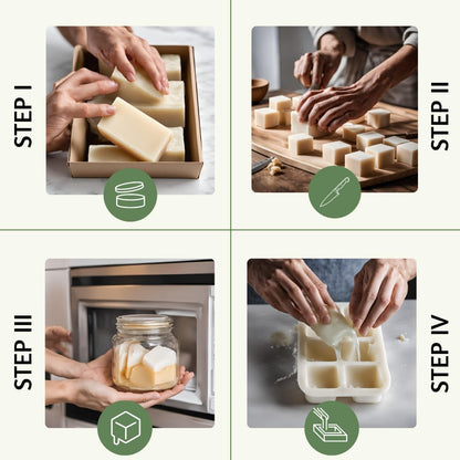 D Roots Wellness Melt and Pour Soap Base, 900g, Unscented DIY Soap Making Base - label detail (11)