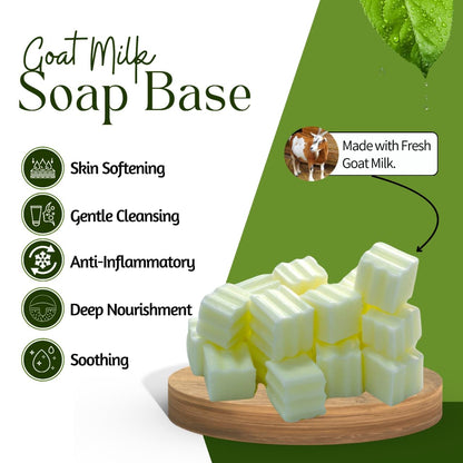 D Roots Wellness Melt and Pour Soap Base, 900g, Unscented DIY Soap Making Base - front view (8)