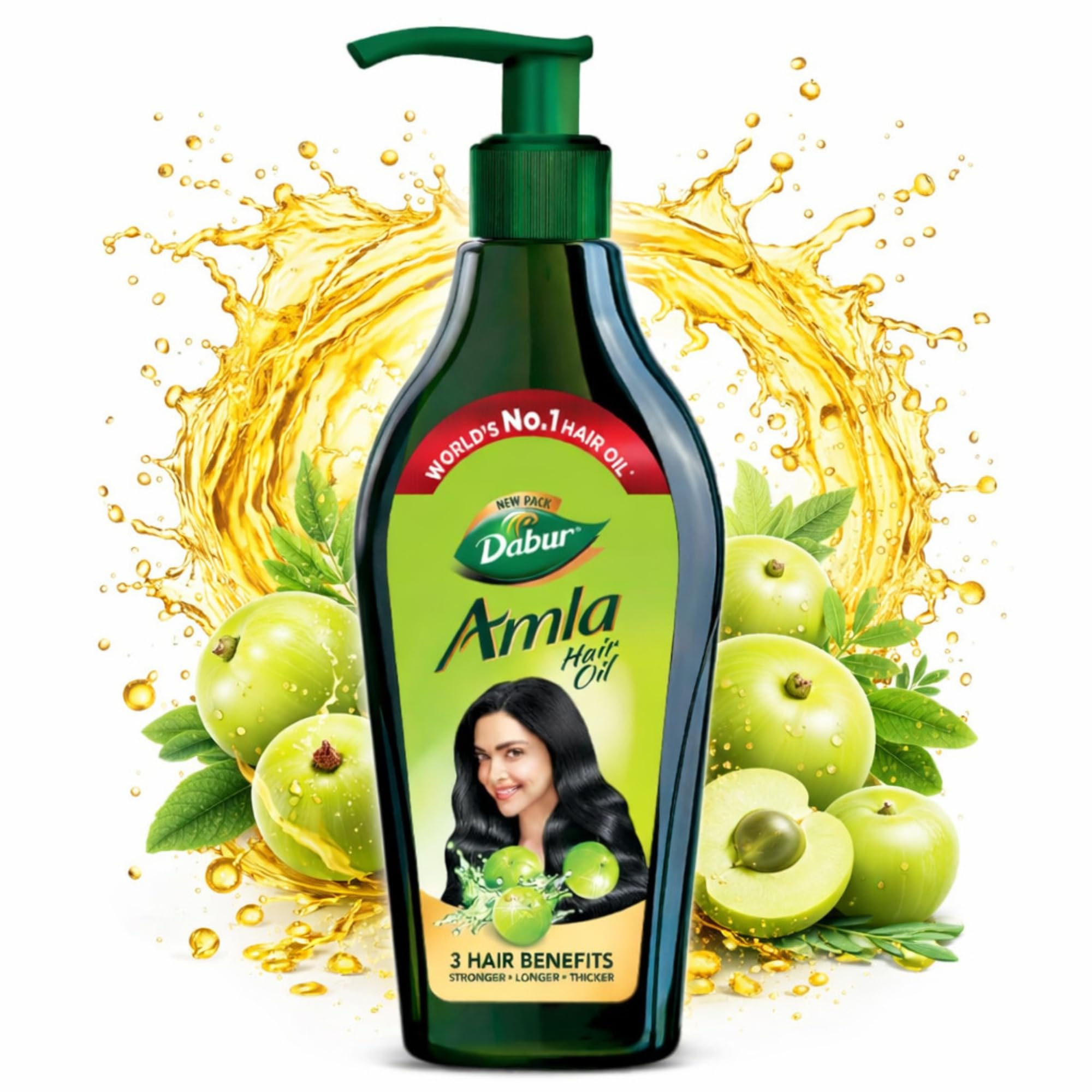 Dabur Amla Hair Oil, Herbal Hair Oil for Traditional Hair Care, 180ml-550ml (16)