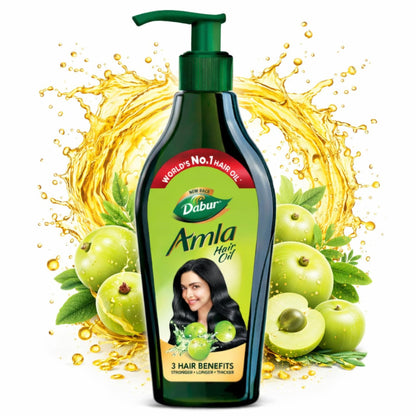 Dabur Amla Hair Oil, Herbal Hair Oil for Traditional Hair Care, 180ml-550ml (16)