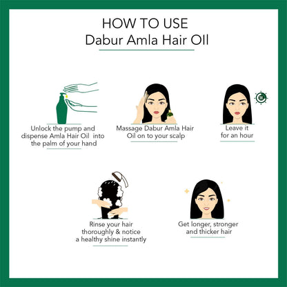 Dabur Amla Hair Oil, Herbal Hair Oil for Traditional Hair Care, 180ml-550ml - ingredients panel (20)