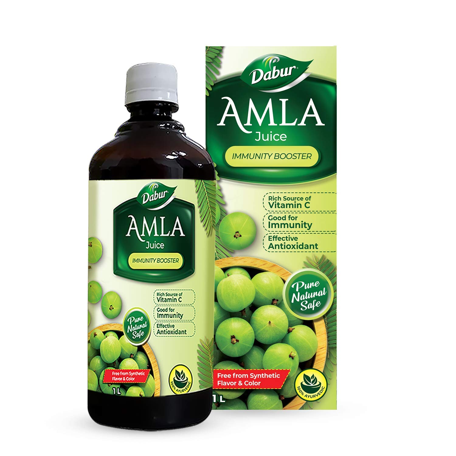 Dabur Amla Juice, 1L, Natural Herbal Supplement, Ayurvedic Formula