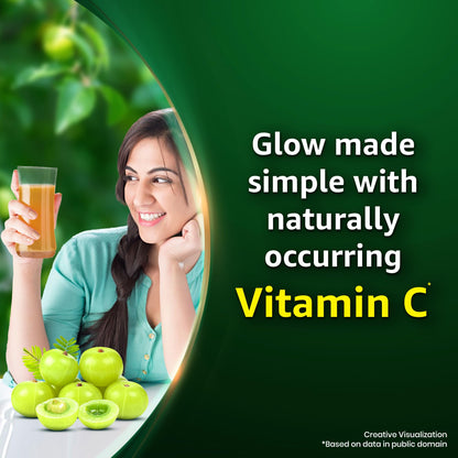 Dabur Amla Juice, 1L, Natural Herbal Supplement, Ayurvedic Formula - label detail