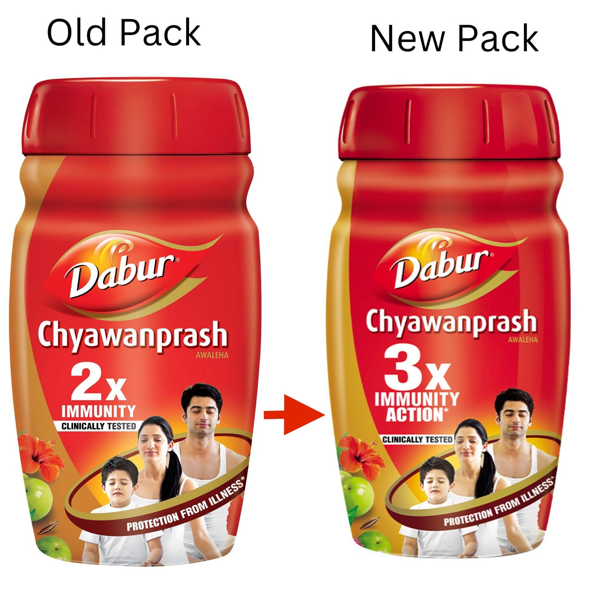 Dabur Chyawanprash - 1.5kg | 3X Immunity Action | With 40+ Ayurvedic Herbs | Helps Build Strength & Stamina | Builds Overall 