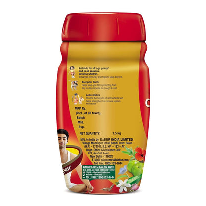Dabur Chyawanprash - 1.5kg | 3X Immunity Action | With 40+ Ayurvedic Herbs | Helps Build Strength & Stamina | Builds Overall 