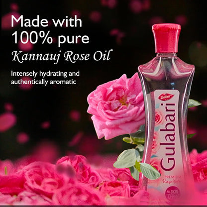 Dabur Gulabari Pure Rose Water Facial Toner, Rose Water, No Preservatives, All Skin Types - front view (19)