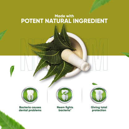 Dabur Herb'l Neem - Germ Protection Oral Care Toothpaste - 200 g - packaging