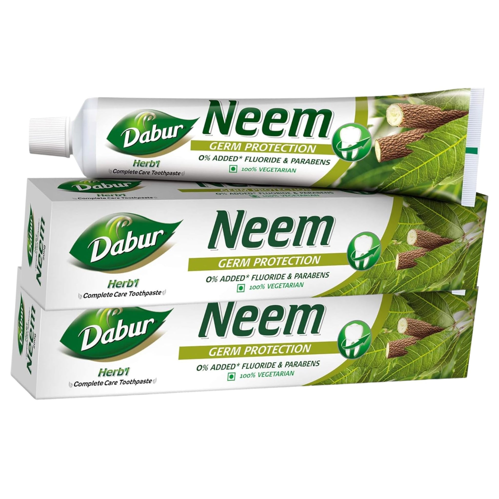 Dabur Herb'l Neem - Germ Protection Oral Care Toothpaste - 200 g (8)