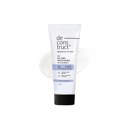 Deconstruct Oil-Free Face Moisturizer, 50g, Lightweight Non-Comedogenic for Oily Skin