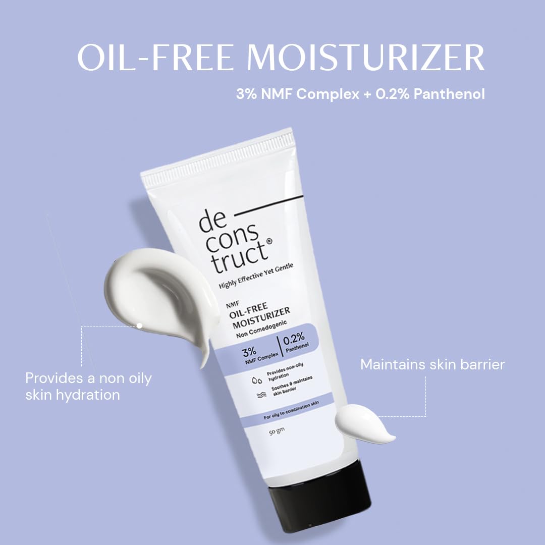 Deconstruct Oil-Free Face Moisturizer, 50g, Lightweight Non-Comedogenic for Oily Skin - back view (12)