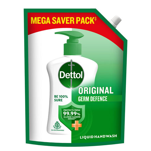 Dettol Liquid Handwash Refill, Original Hand Wash, 1350ml, Germ Defence Formula, Plant Derived Cleansers