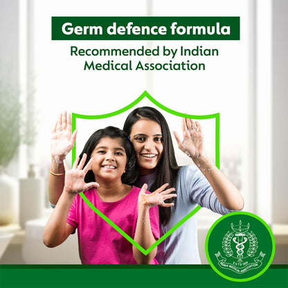 Dettol Liquid Handwash Refill, Original Hand Wash, 1350ml, Germ Defence Formula, Plant Derived Cleansers - label detail