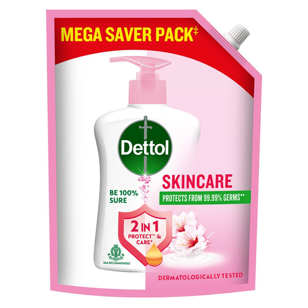Dettol Liquid Handwash Refill, pH Balanced, 1350ml, Pink, Floral Scent