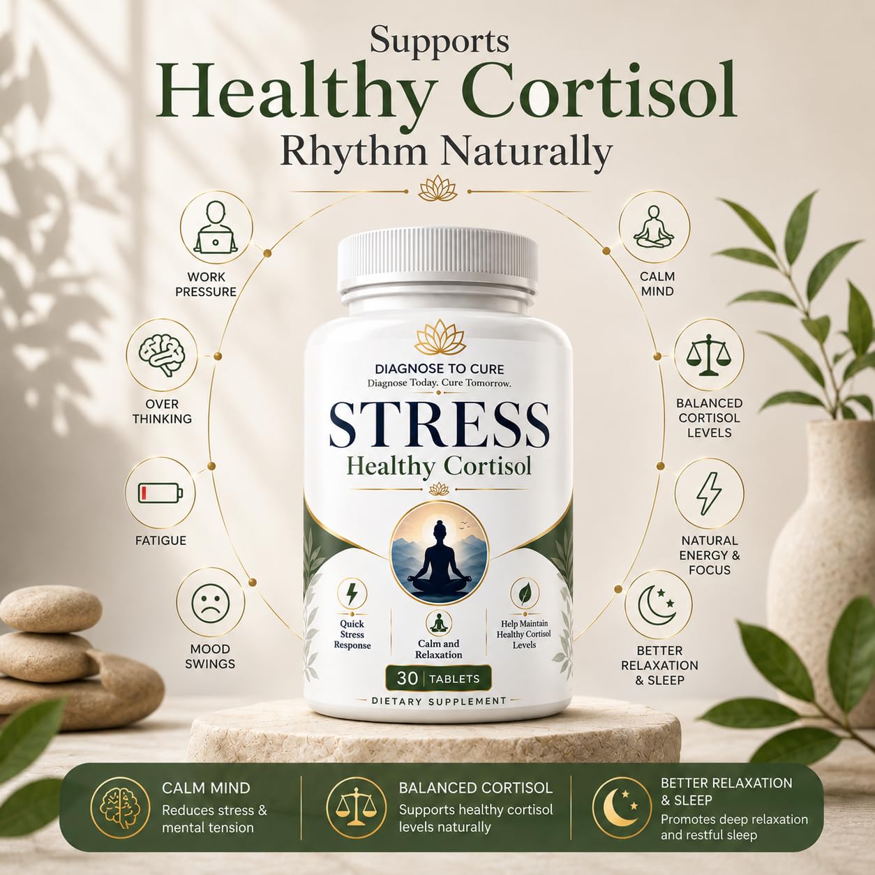 Diagnose To Diagnose, 150g, Sleep Supplements - front view