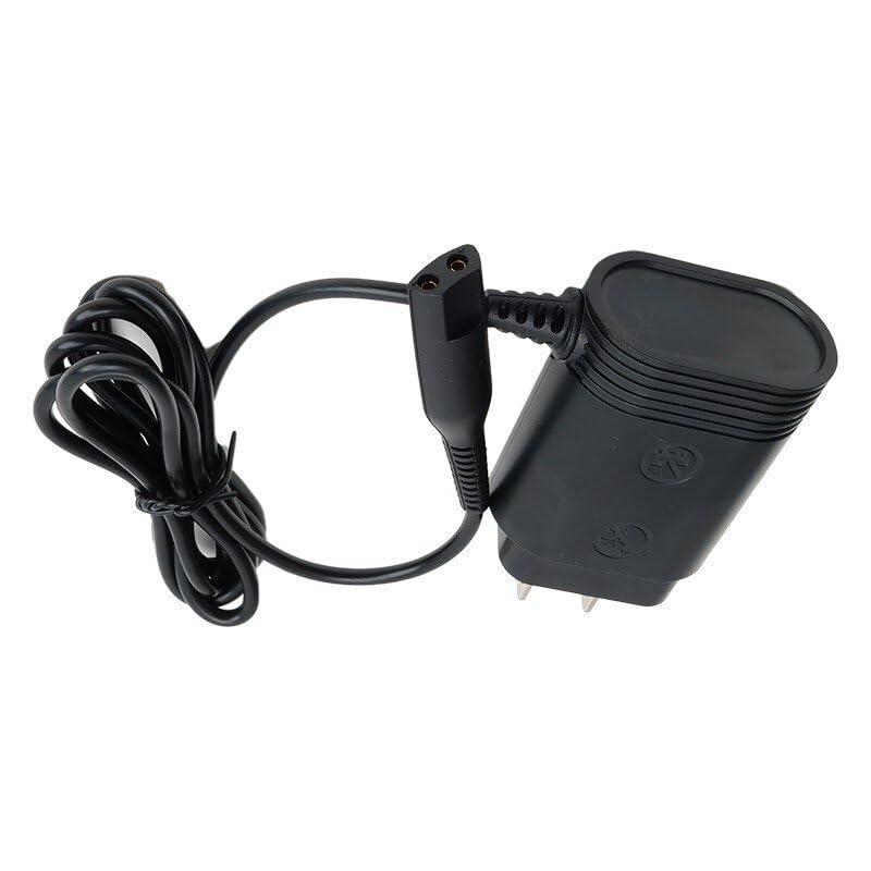 Diertudmy 5V USB Charger Cable for Braun Shaver, 100 cm Black, Compatible with Series 1-9 (190, 1775, 330, 380, etc.) - front