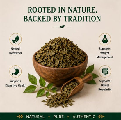 Dirghaanshi Ashwagandha Root and Senna Leaves Combo, 2x100g, Herbal Grocery - close-up detail