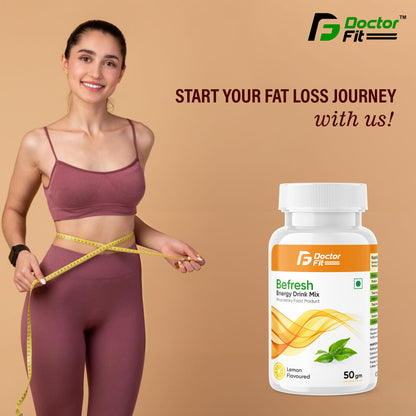 DOCTORFIT Befresh Hydration Drink Mix Powder - Flavored Drink Concentrate, Multiple Variants - back view