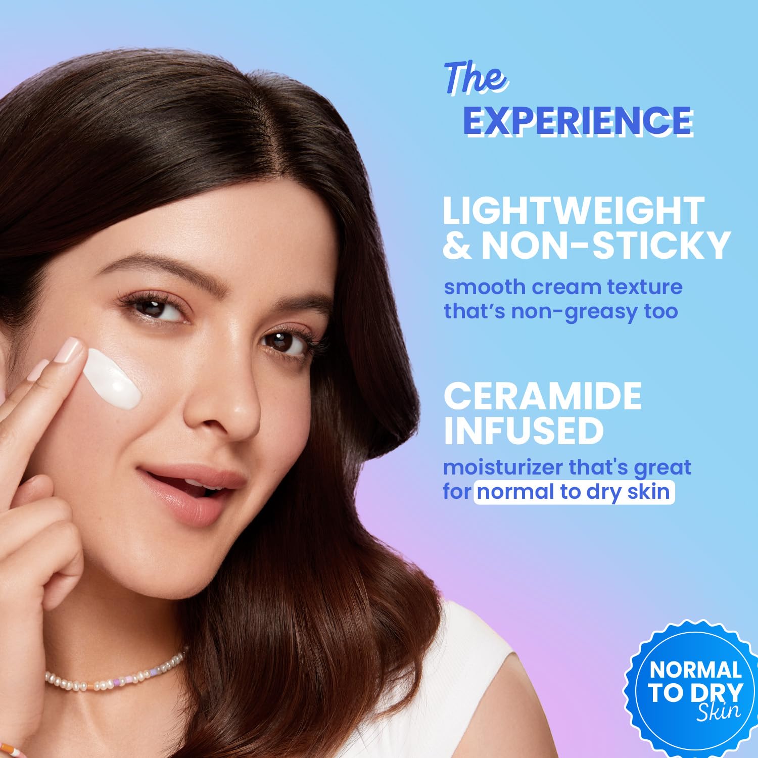 DOT & KEY Barrier Repair Moisturizer for Face, 50g, with 5 Ceramides, Hyaluronic Acid, Japanese Rice Water, Non-Comedogenic -