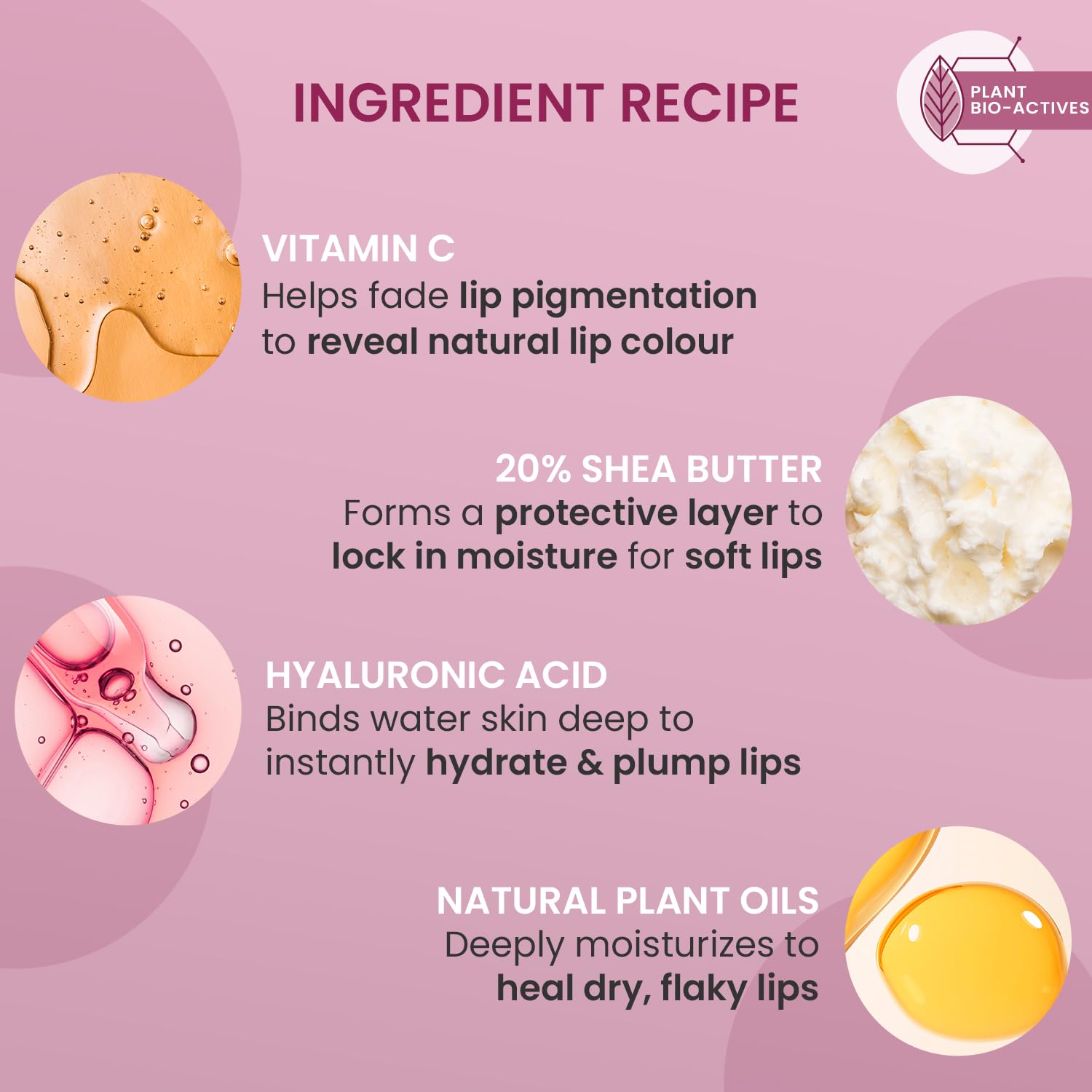 DOT & KEY Lip Mask with Shea Butter, Hyaluronic Acid, Vitamin C & E, 15ml, Tinted Lip Balm - packaging (10)