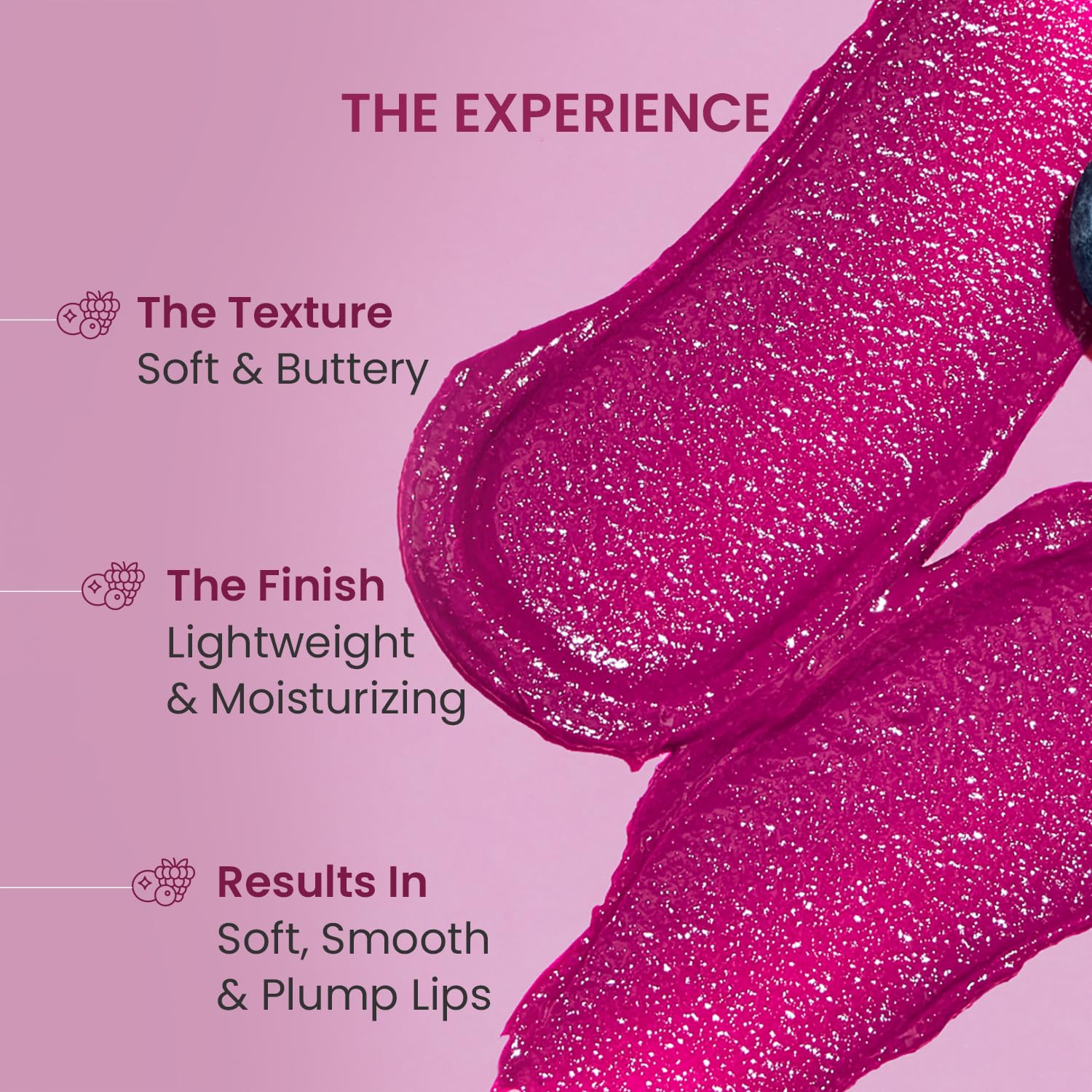 DOT & KEY Lip Mask with Shea Butter, Hyaluronic Acid, Vitamin C & E, 15ml, Tinted Lip Balm - label detail (11)