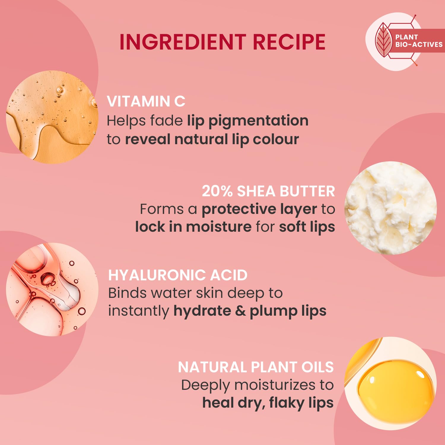 DOT & KEY Lip Mask with Shea Butter, Hyaluronic Acid, Vitamin C & E, 15ml, Tinted Lip Balm - packaging