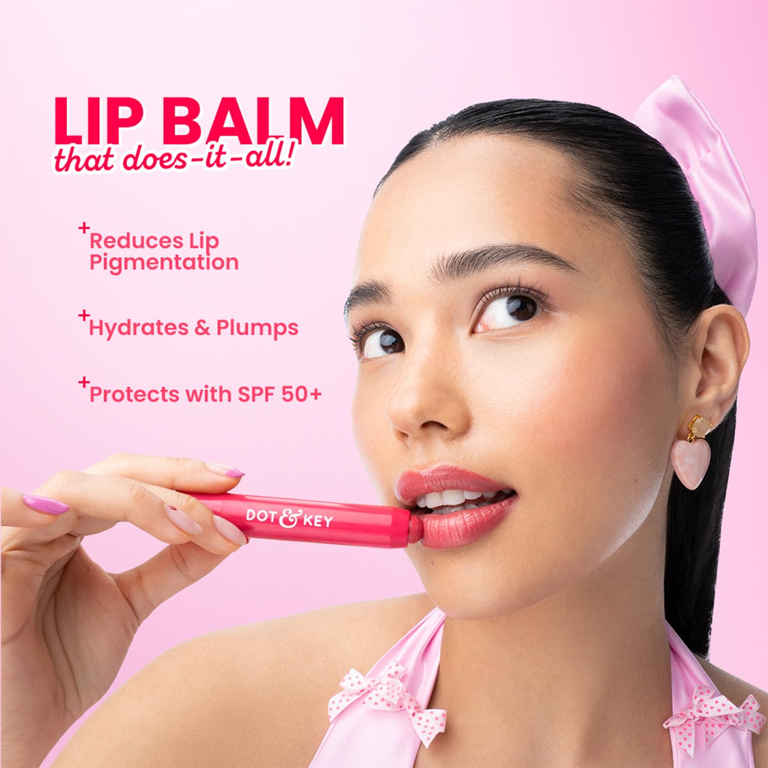 DOT & KEY Meltie Lip Balm SPF 50+ with Kojic & Vitamin C, 4g - back view (21)