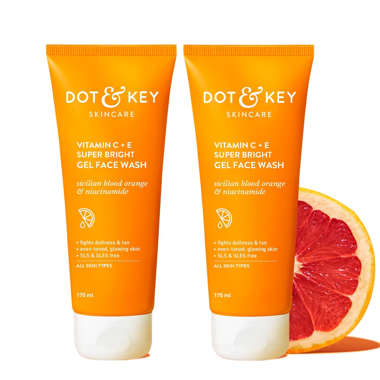 DOT & KEY Vitamin C + E Super Bright Gel Face Wash, Sulfate-Free Cleanser for All Skin Types (17)