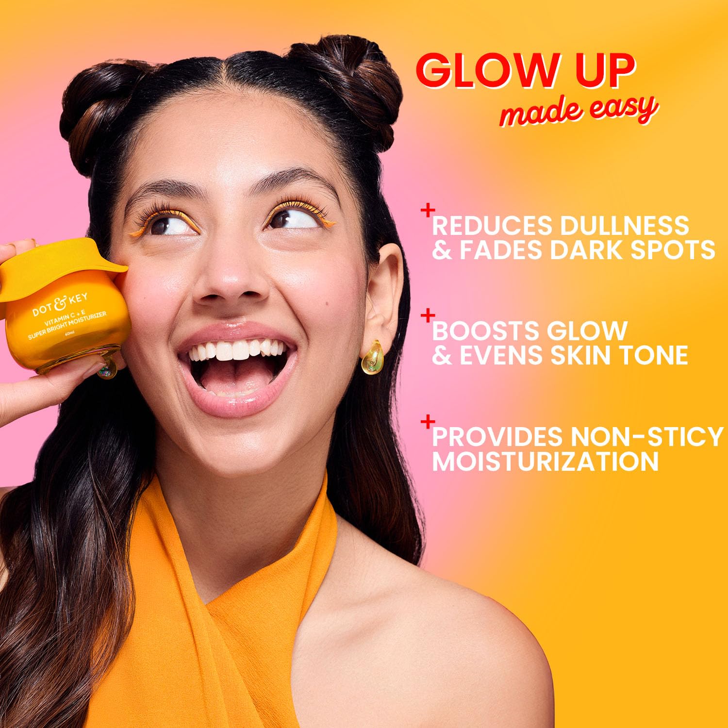 DOT & KEY Vitamin C + E Super Bright Gel Moisturizer, Lightweight Face Moisturizer for All Skin Types - packaging