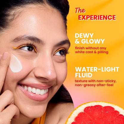 DOT & KEY Vitamin C+E Super Bright Sunscreen SPF 50+ PA++++ Water-Light Fluid - label detail (16)