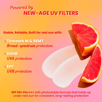 DOT & KEY Vitamin C+E Super Bright Sunscreen SPF 50+ PA++++ Water-Light Fluid - front view