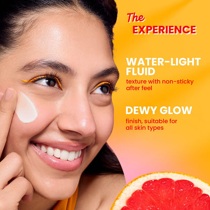 DOT & KEY Vitamin C+E Super Bright Sunscreen SPF 50+ PA++++ Water-Light Fluid - back view