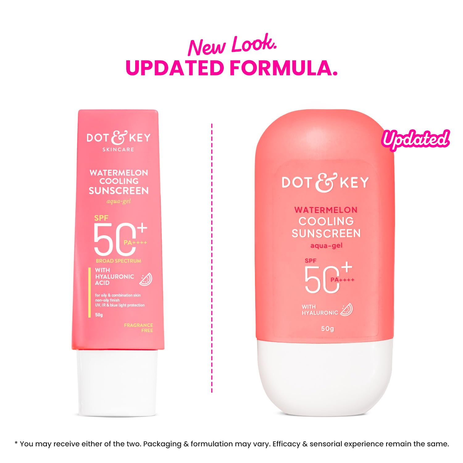 Dot & Key Watermelon Cooling Sunscreen SPF 50 PA++++, Broad Spectrum UV Protection, Gel Cream - size and scale (11)
